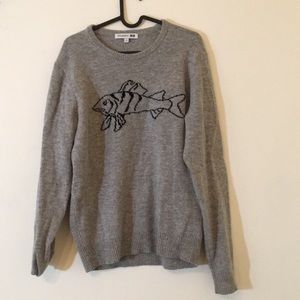 Jw Anderson and UNIQLO collaboration fish sweater